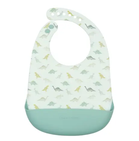 Loulou Lollipop Silicone Bib - Dino Friends