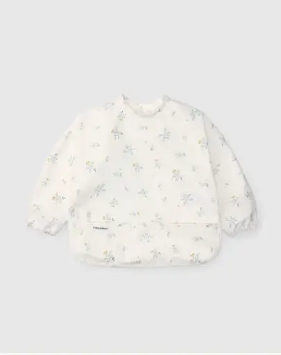 Loulou Lollipop Long Sleeve Bib - Ditsy Floral