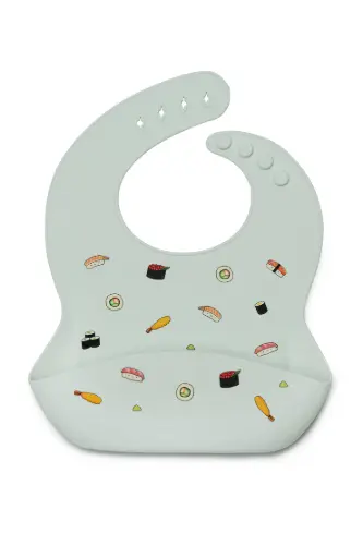 Loulou Lollipop Silicone Bib - Sushi