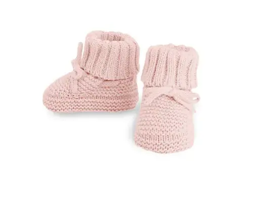 Mayoral Knit Booties 9098 - Pink