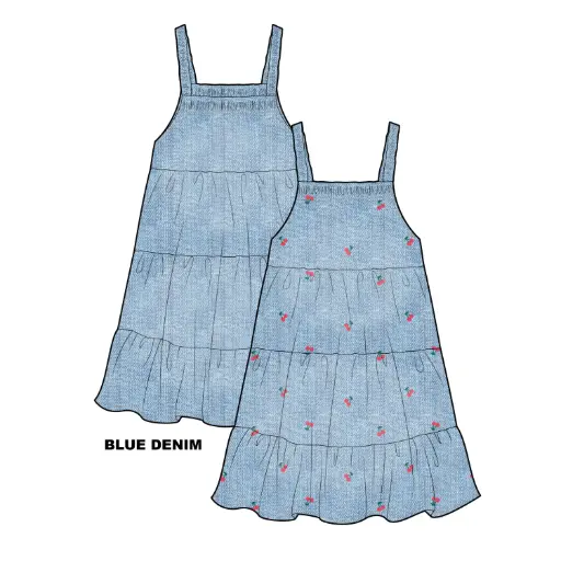 MID Dress 2141 - Blue Denim